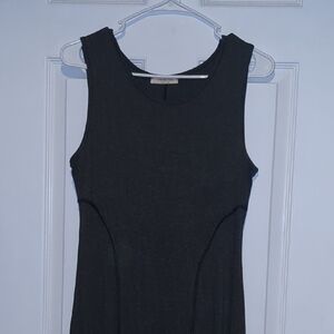 Promesa Charcoal Gray Maxi Dress